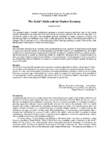 The Baha’i Faith and the Market Economy Rassekh