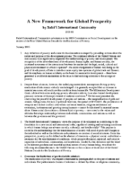 A New Framework for Global Prosperity Baha’i International Community 2006